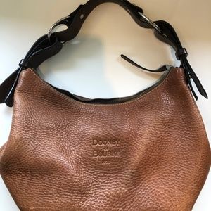 Dooney & Bourke Tan Pebble Grain Leather Hobo